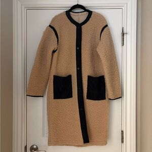 SHEIN Shearling Coat